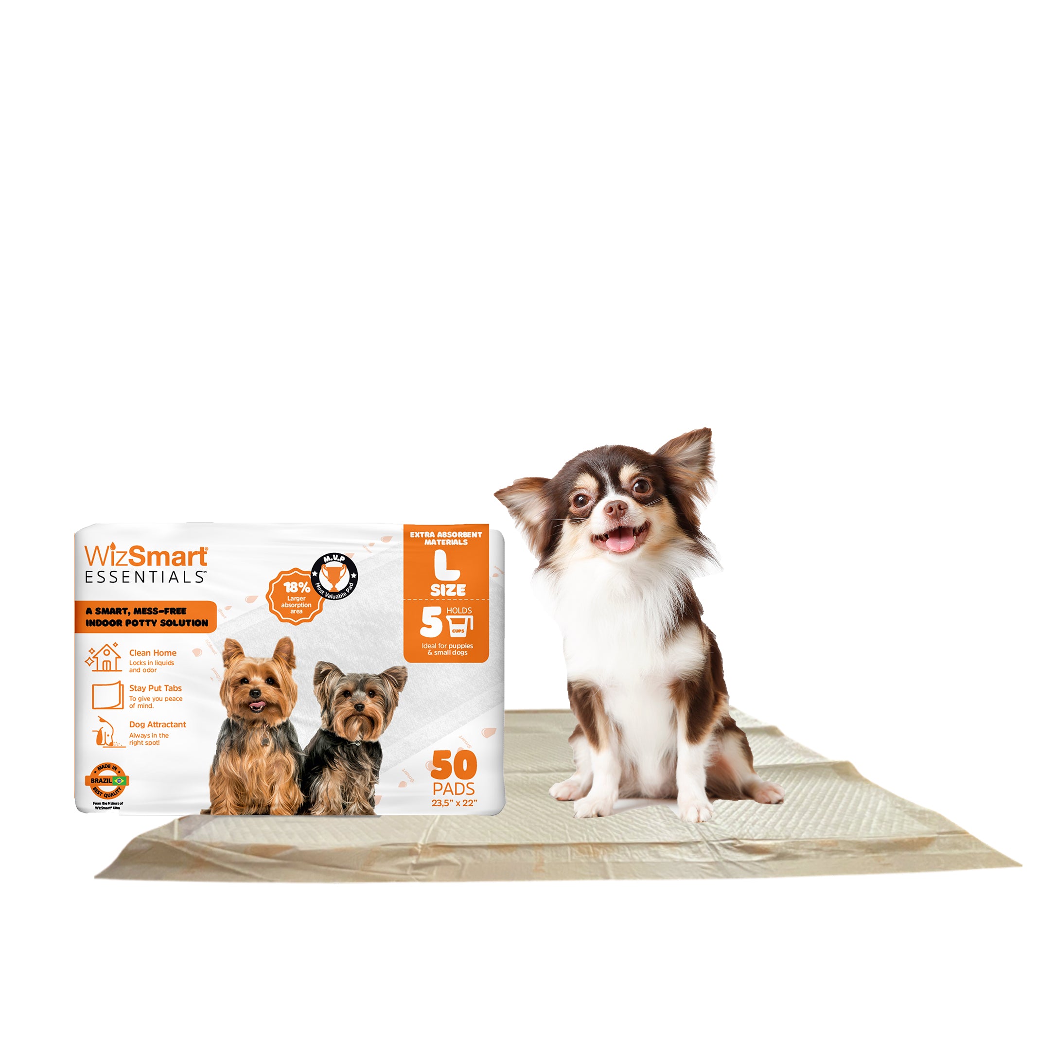 Puppy pads fashion without attractant